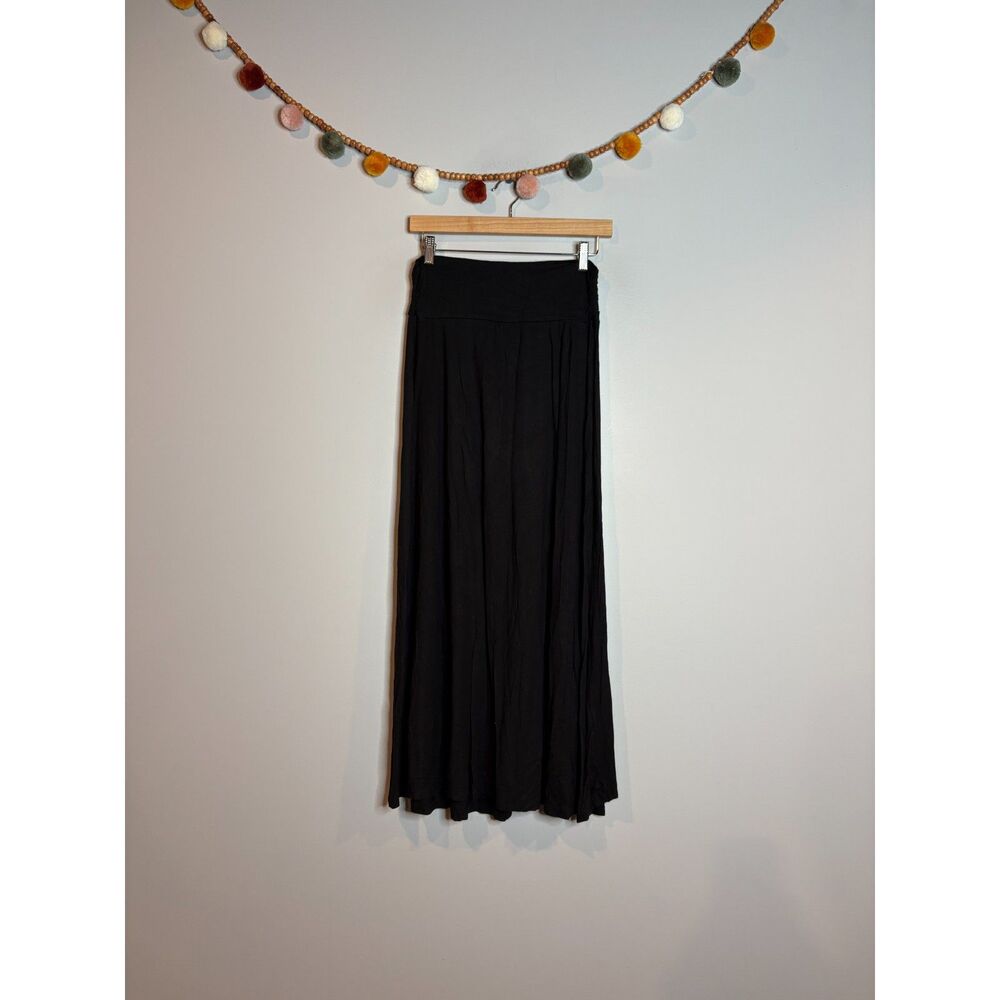 Bobeau black maxi skirt